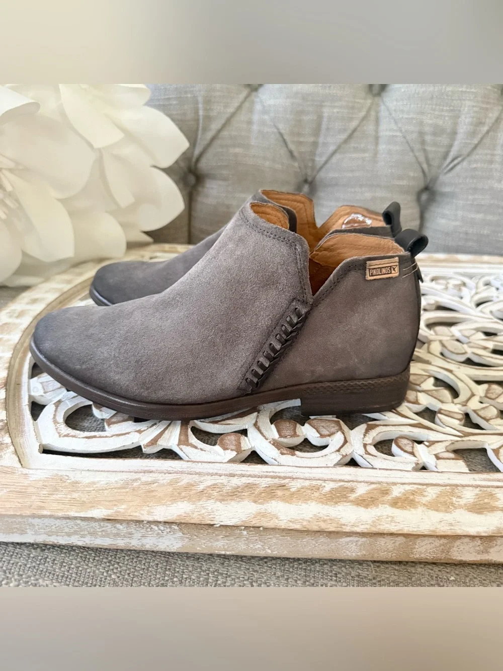 PIKOLINOS Taupe Suede Leather Chukka Boots Women’s 39 Women’s 8.5